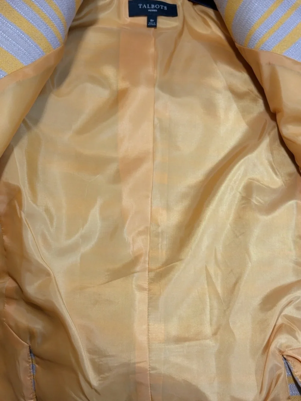Talbots Double Breasted Blazer Jacket Size‎ 8P